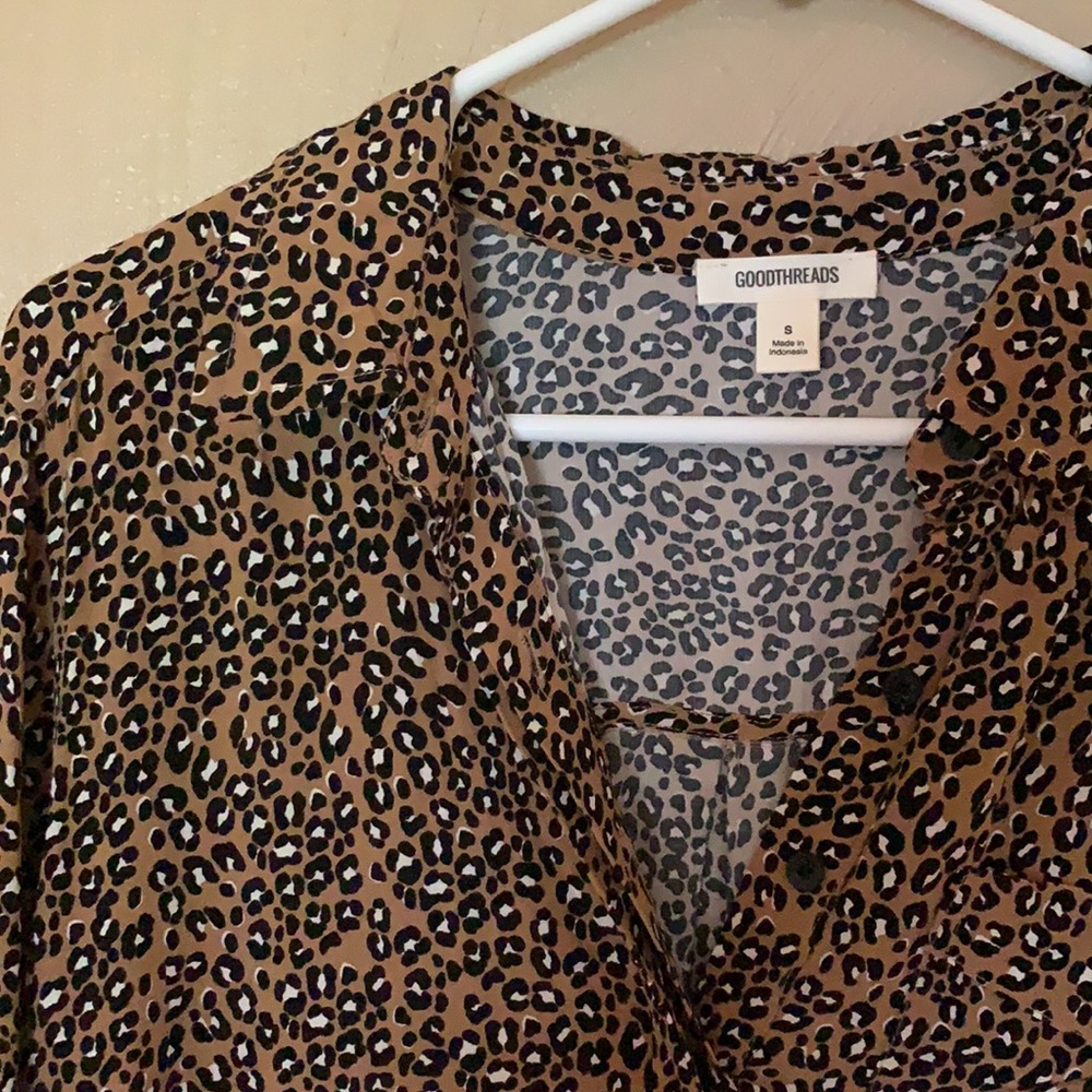 Goodthreads leopard tunic - Picture 2 of 14